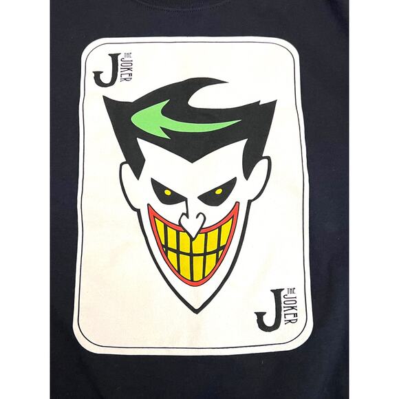 Batman: The Animated Series The Joker Face Card Pullover Sweatshirt - Picture 3 of 6